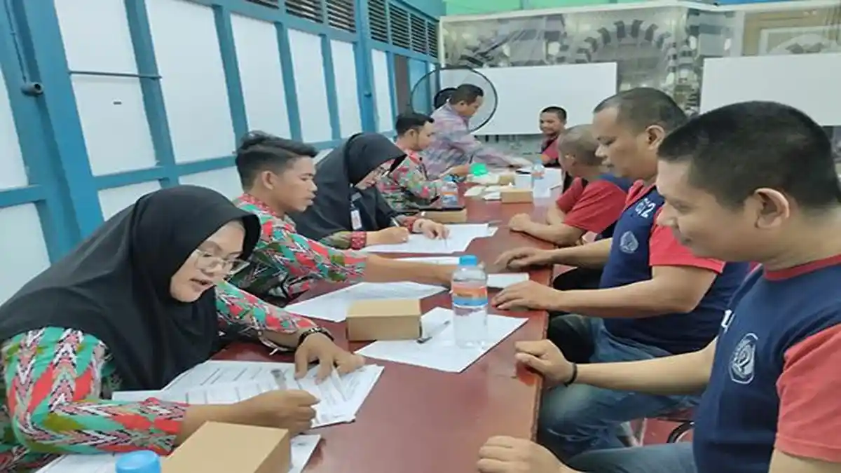 Waspada Penularan HIV Aids, WBP Rutan Mempawah Diperiksa Kesehatannya