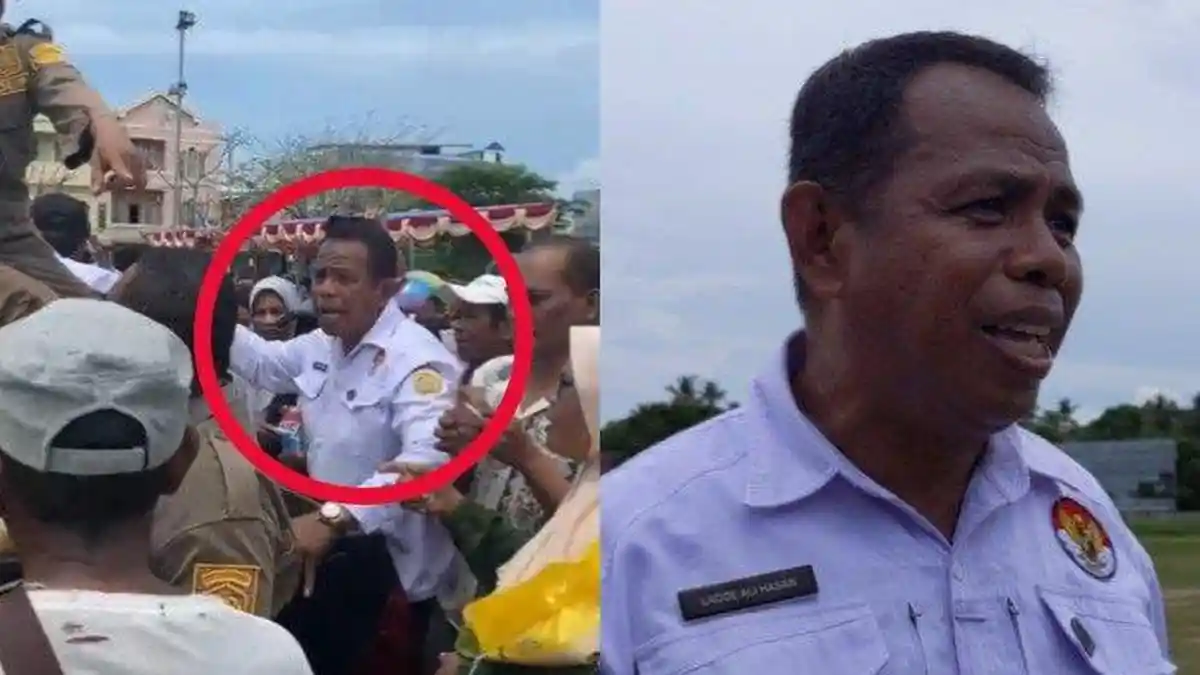 DETIK-DETIK Kadisperindag Kota Baubau Diteriaki Pencuri Oleh Warga saat Tinjau Pasar Murah