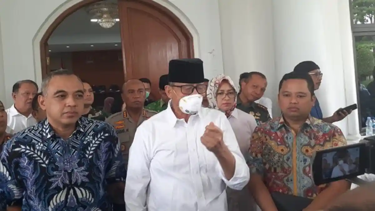 Gubernur Banten dan  Kepala Daerah Tangerang Raya Rapat Tertutup Bahas Virus Corona