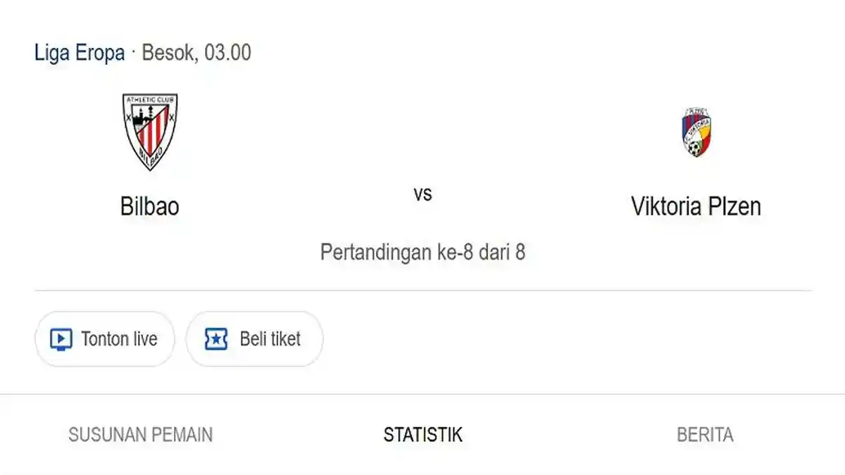 Prediksi Skor dan Susunan Pemain Athletic Bilbao VS Plzen, Adu Tajam Guruzeta dan Vydra