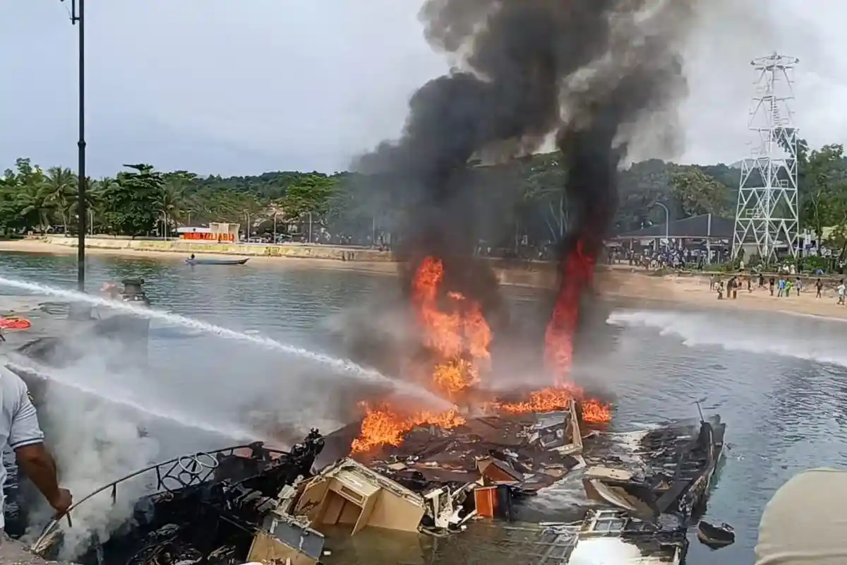 Kebakaran Speedboat di Taliabu Malut, Polisi Harap Warga Tak Berkomentar yang Picu Perpecahan