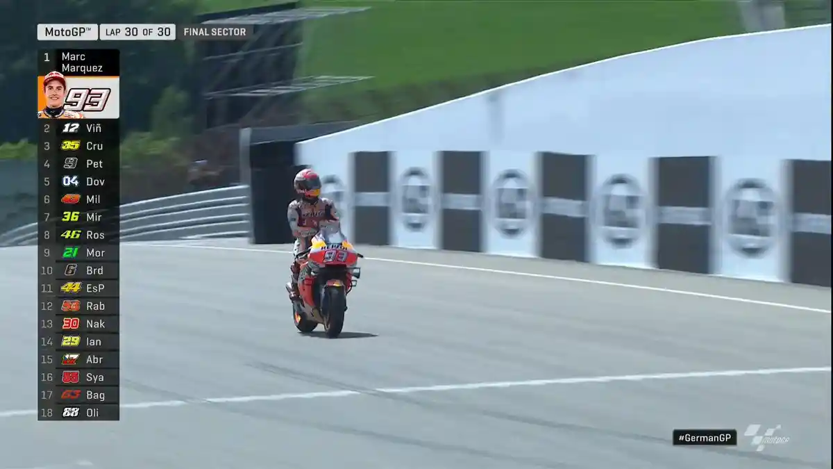 Hasil Juara MotoGP Jerman 2019, Marc Marquez Tak Terbendung, Valentino Rossi Finish ke 8