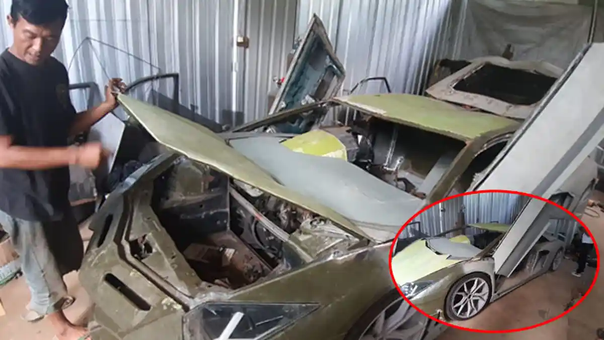 Bengkel 'Lamborghini' Gunungkidul, Mengubah Kendaraan Biasa Jadi Mobil Sport Mewah