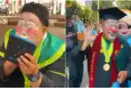 Sosok Muhammad Hakim, Mahasiswa Viral Pakai Riasan Badut saat Wisuda, Bercita-cita Jadi PNS