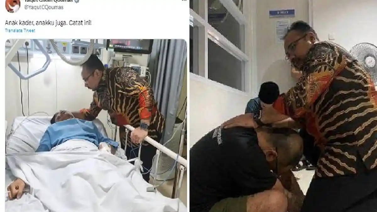 Pengurus GP Ansor Nangis Depan Menteri Agama Putranya Dipukuli, Gus Yaqut: Anakmu Anakku Juga Catat!