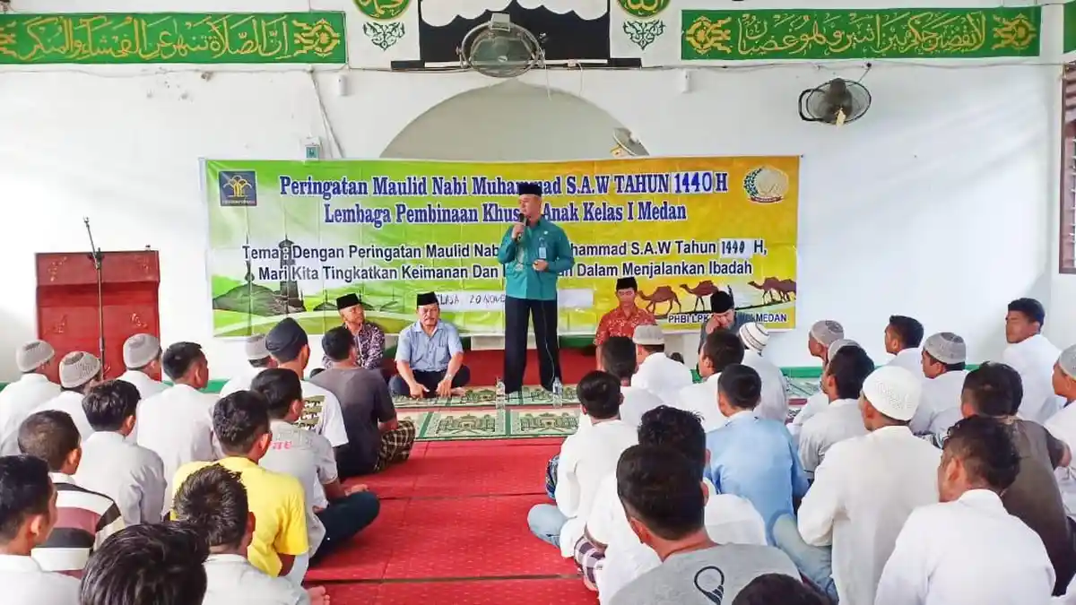 Peringati Maulid Nabi, Anak Didik Lapas Harus Meningkatkan Ukhuwah Islamiah