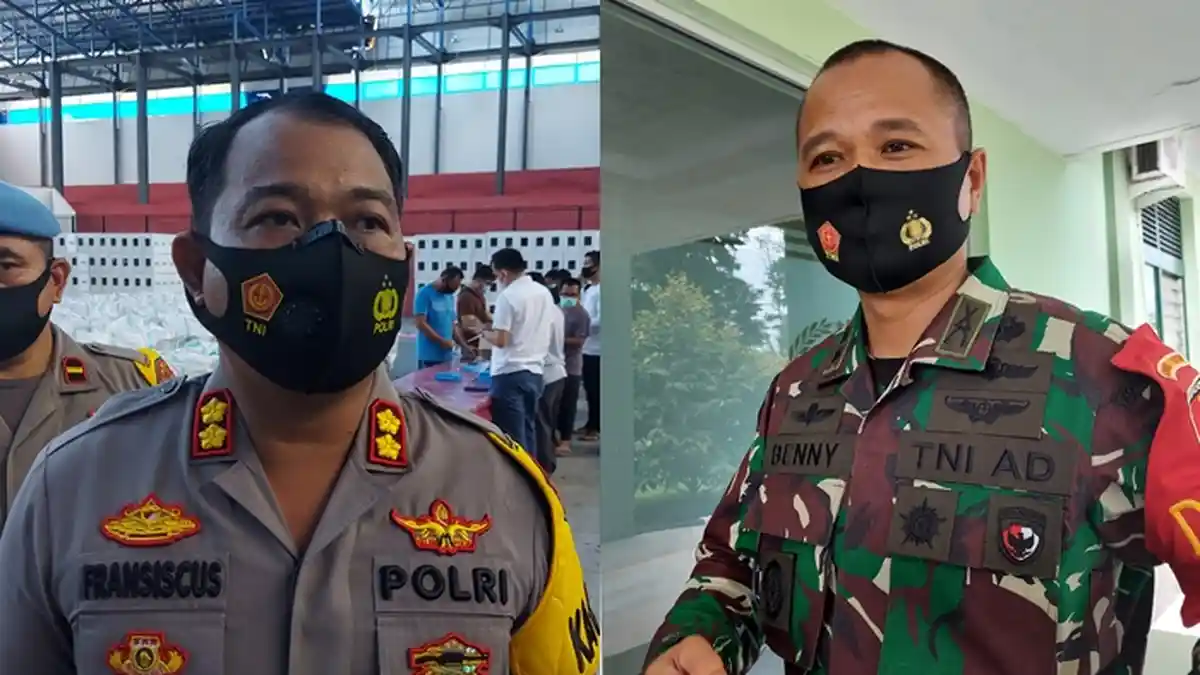 Ratusan Personel TNI dan Polri Jaga TPS