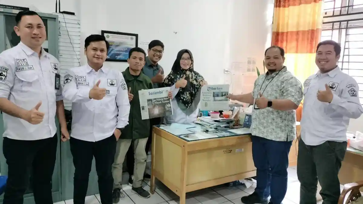 Tim TribunGayo.com Jalin Silaturahmi dengan Humas DPRK Aceh Tengah