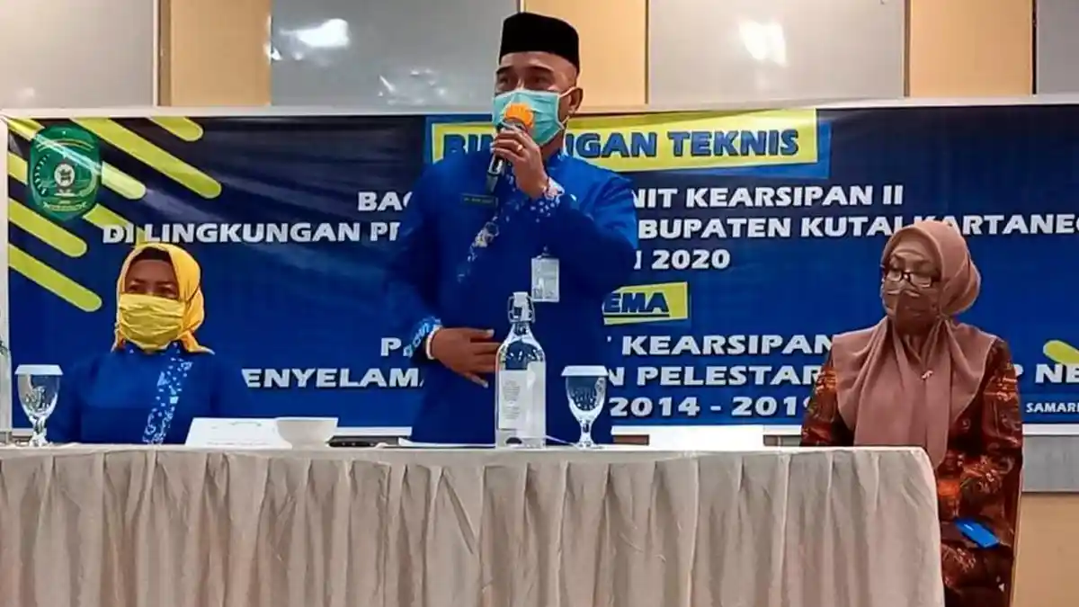 Tingkatkan Kapasitas SDM, Pemkab Kukar Gelar Bimtek Kearsipan