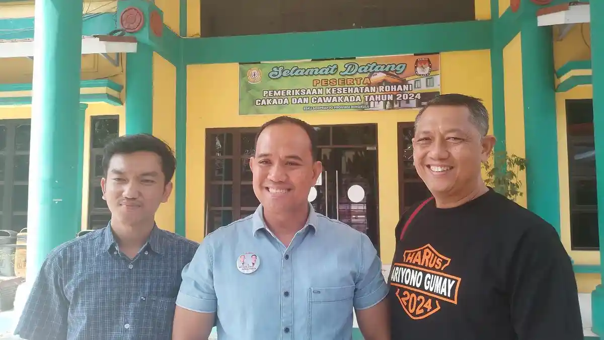 Calon Walikota Bengkulu Ariyono Gumay Sebut Sudah Terbiasa Hadapi Soal Psikotest