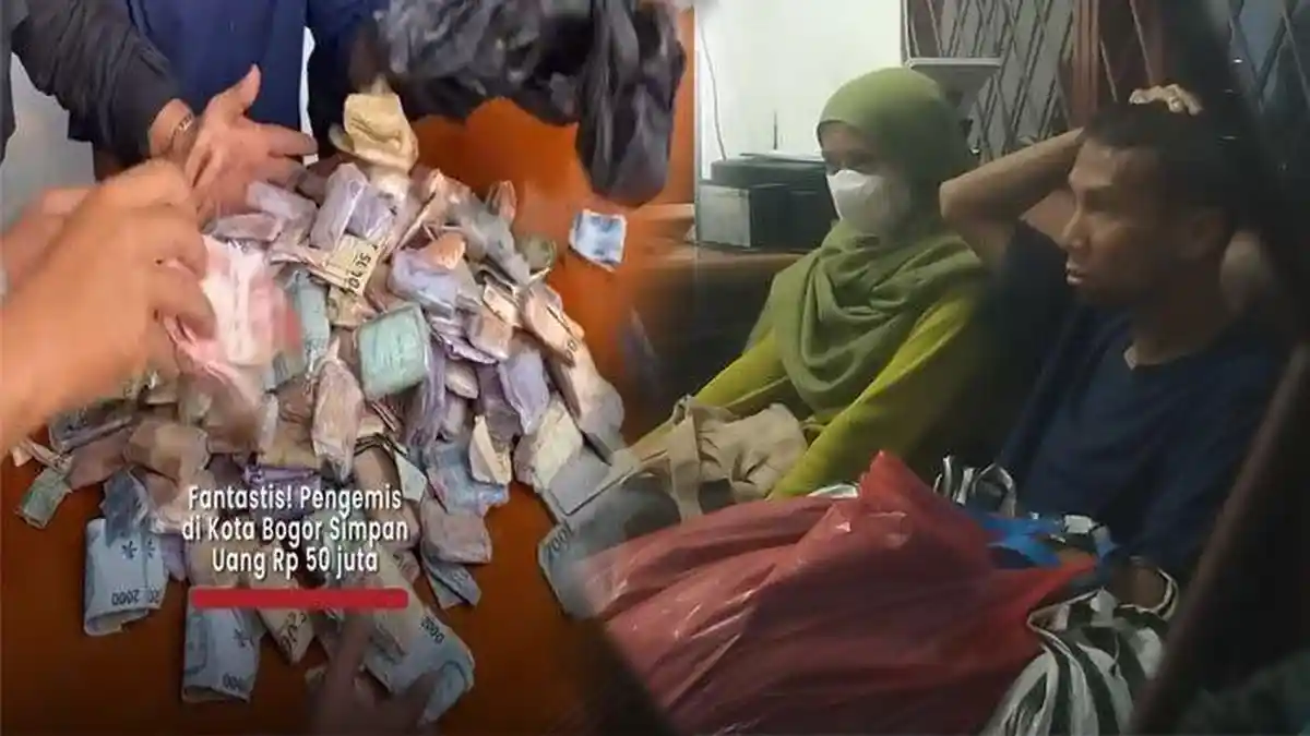 SOSOK Pengemis di Bogor Punya Uang Rp50 Juta, Identitas Terungkap setelah Ditangkap Dinsos