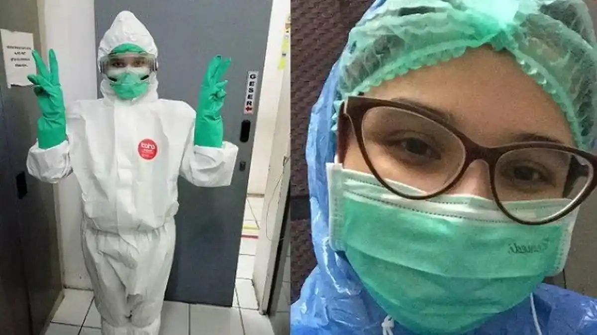 Sarah Shahab Dokter Cantik Ini Ternyata Artis, Berjuang Obati Pasien Virus Corona