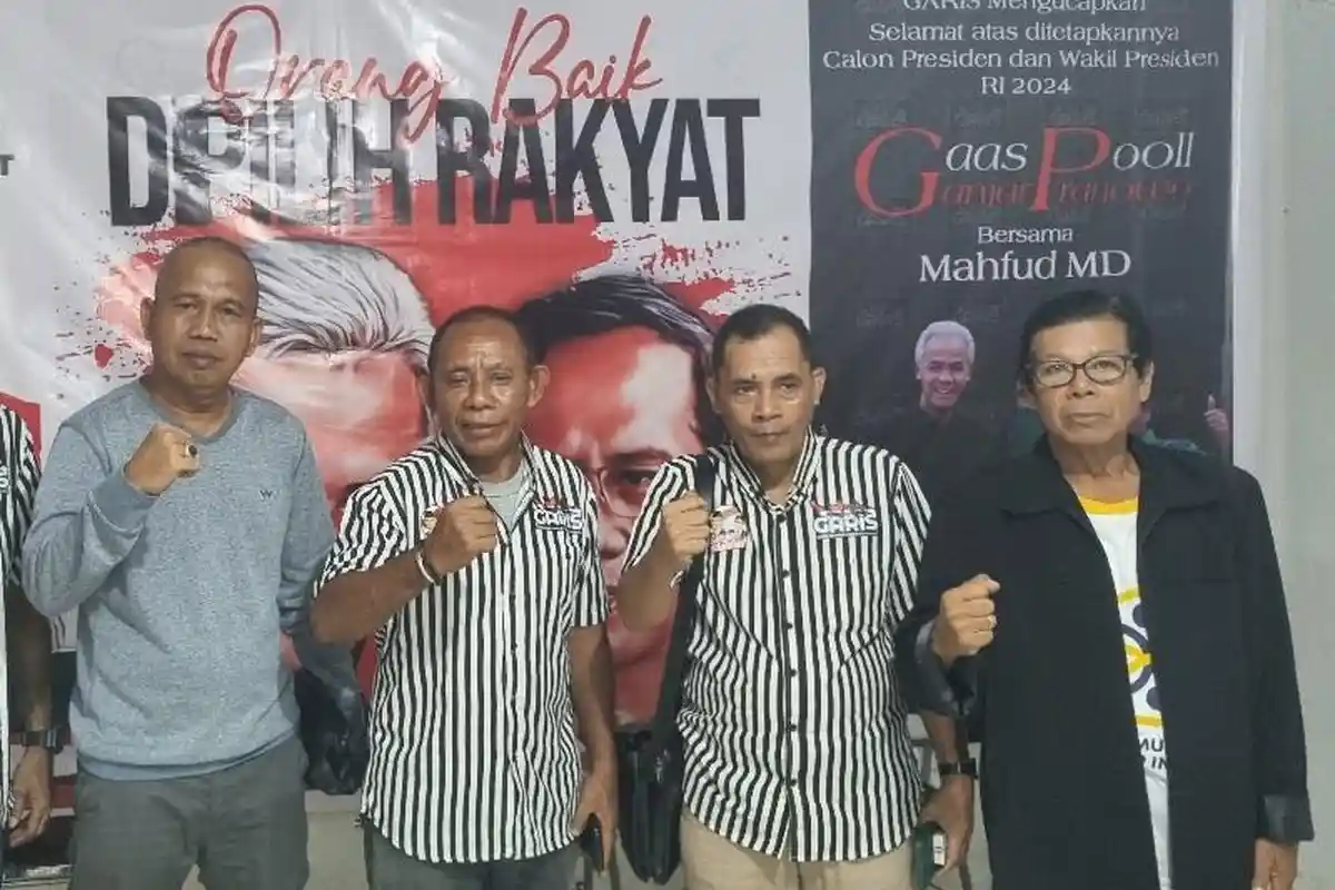 Garis Papua Barat Optimis Ganjar-Mahfud Menang Satu Putaran