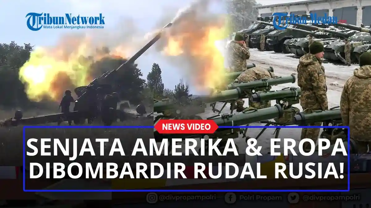 BERITA Populer Hari Ini, Rusia Bombardir Gudang Senjata hingga Karhutla di Kawasan Danau Toba