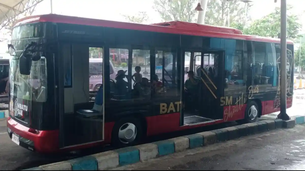 Uji Coba Shuttle Bus Gratis Kota Batu, Dimanfaatkan Wisatawan Keliling Tempat Wisata