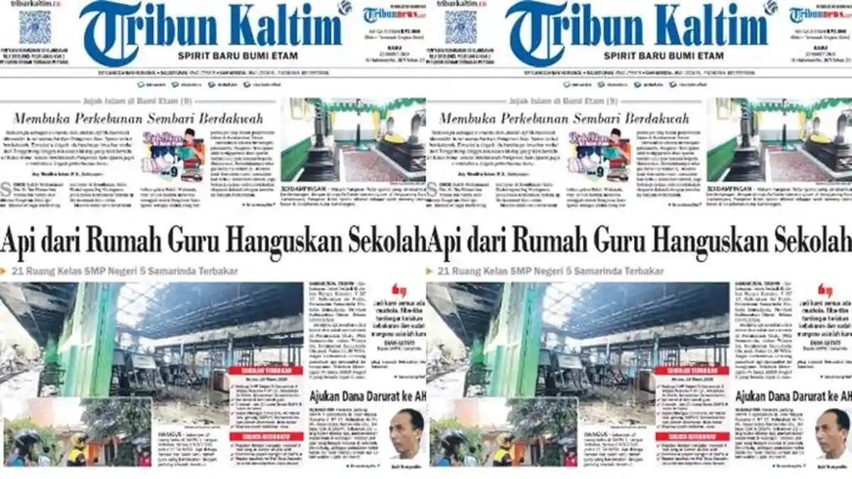 Api dari Rumah Guru Hanguskan SMPN 5 Samarinda, Disdikbud Kaltim Ajukan Dana Darurat ke Andi Harun