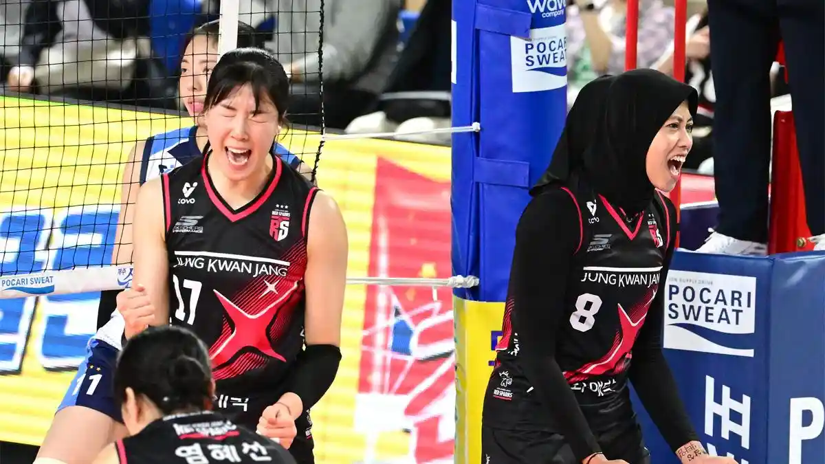 Comeback Epik! Red Sparks Taklukkan Hyundai Hillstate dengan Skor 3-2