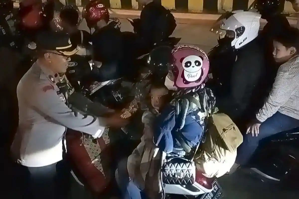 Jajaran Polda Lampung Optimalisasi Pengamanan Jalur Lintas di Arus Balik Lebaran
