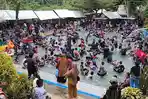 Wisata Kali Biru Polman Ramai Pengunjung Saat Libur Lebaran Idulfitri 2026