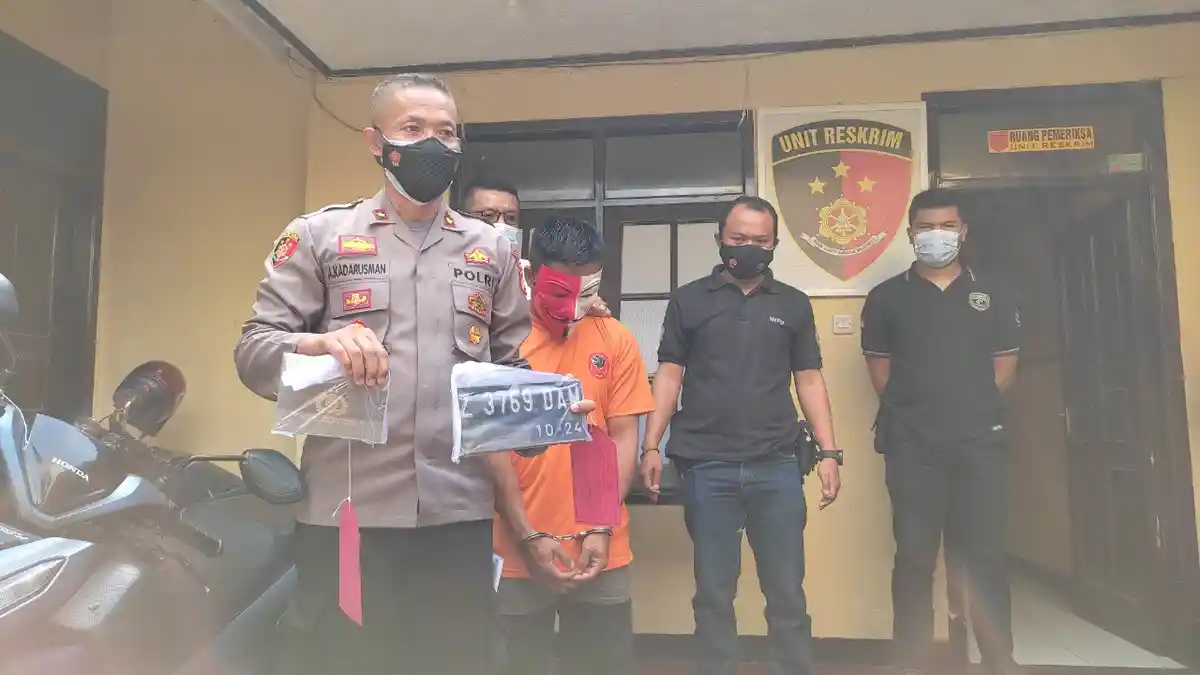 Tak Punya Modal Bertani, Pria di Garut Nekat Gasak Motor, Terungkap saat Jual Motor Curian di FB