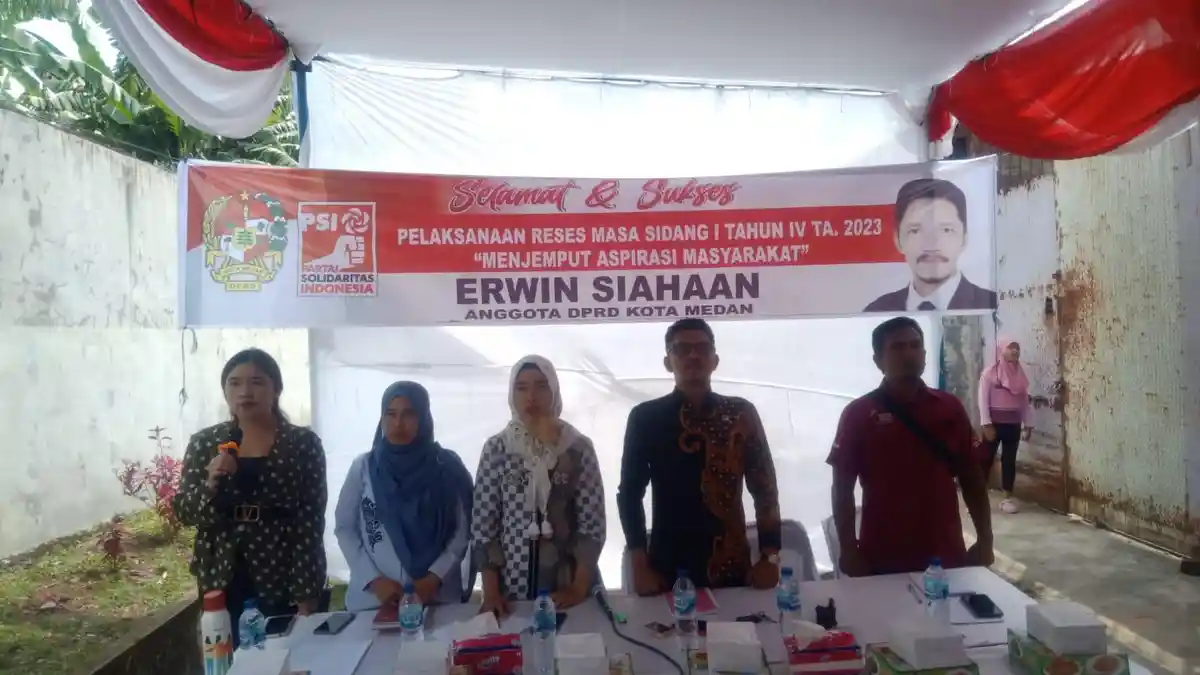 Anggota DPRD Medan Erwin Siahaan Reses di Kelurahan Kedai Durian, Selalu Siap Dengar Aspirasi Warga