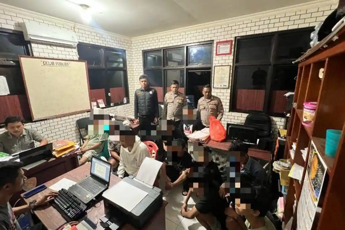 12 Orang Diamankan Polsek Singkil Lantaran Diduga Terlibat Keributan, Ini Kata Kapolsek