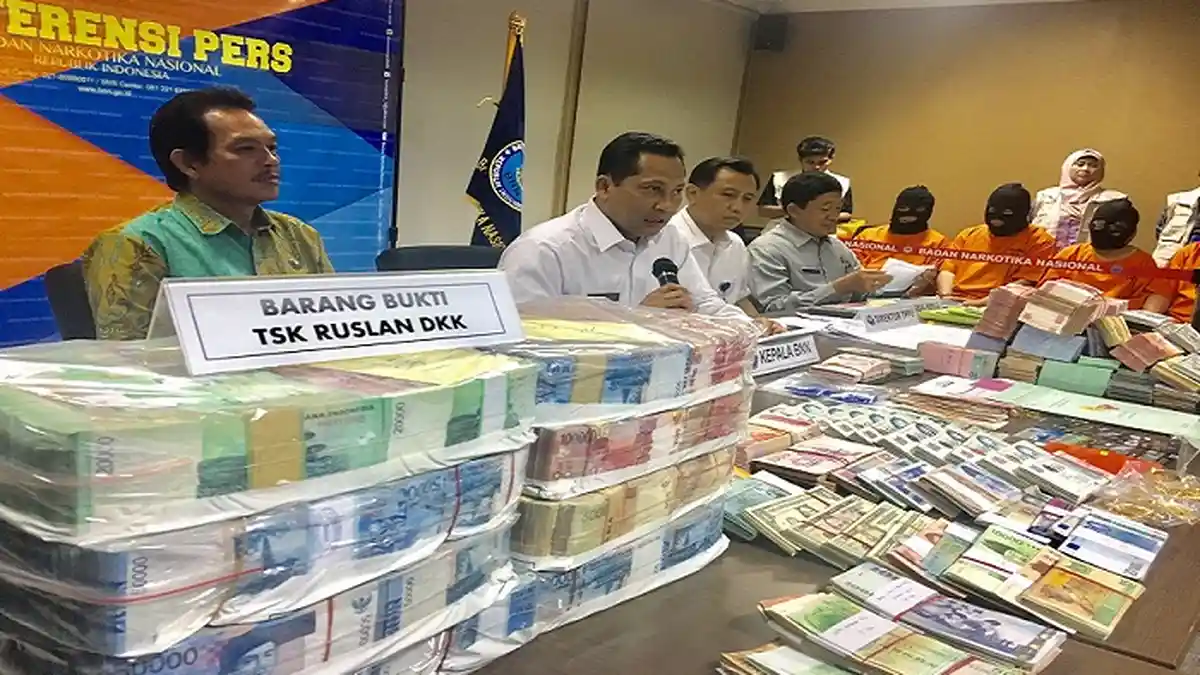 Sepanjang 2016, BNN Ungkap Transaksi Uang Narkotika RP 2,7 T Ke 11 Negara