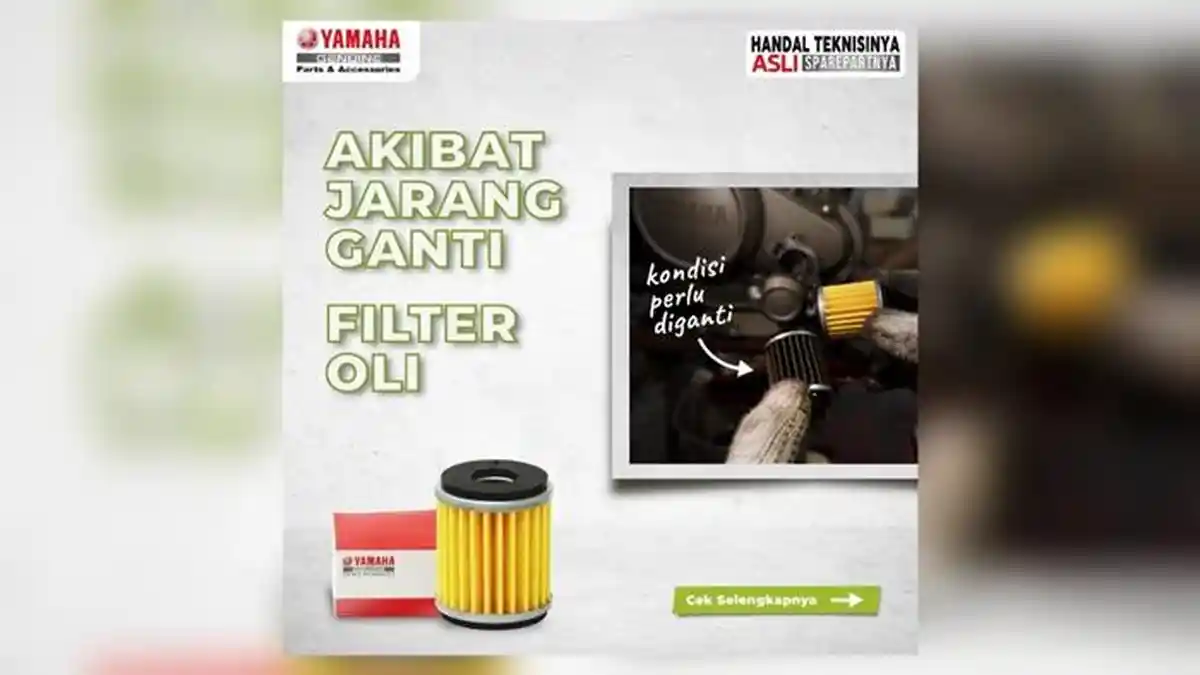 Mengenal Fungsi Filter Oli, Salah Satu Perawatan Penting pada Sepeda Motor