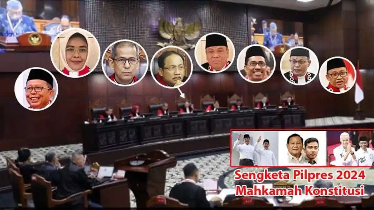 BERIKUT Komposisi Putusan Mahkamah Konstitusi dalam Sengketa Pilpres 2024 yang Dibacakan 22 April