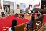 Presiden Jokowi Bertemu Para Seniman dan Budayawan di Istana Negara