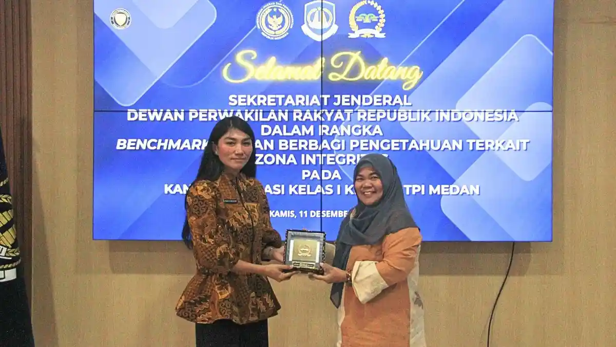Berpredikat WBK–WBBM, Imigrasi Medan Terima Kunjungan Benchmarking Biro Setjen DPR RI