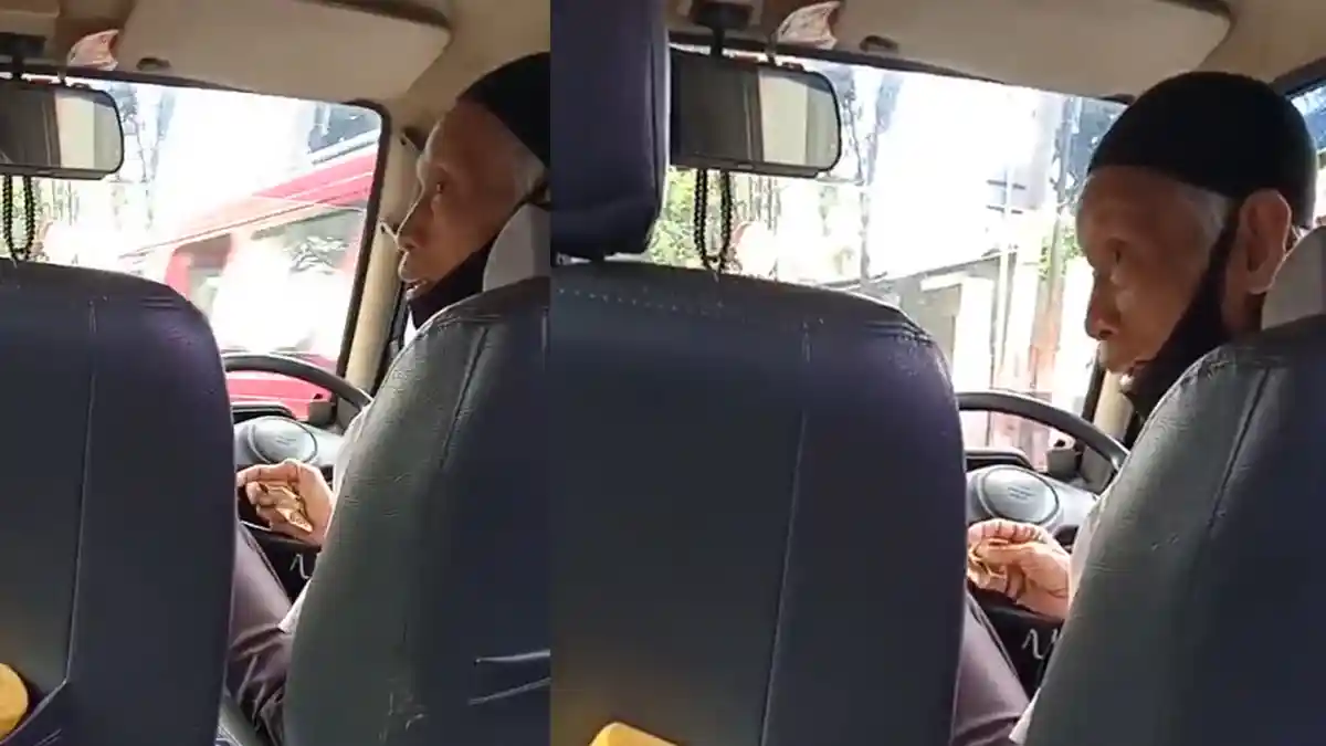 Viral Video Sopir Angkot Dibayar Rp 200 Perak, 'Enggak Usah Bayar'