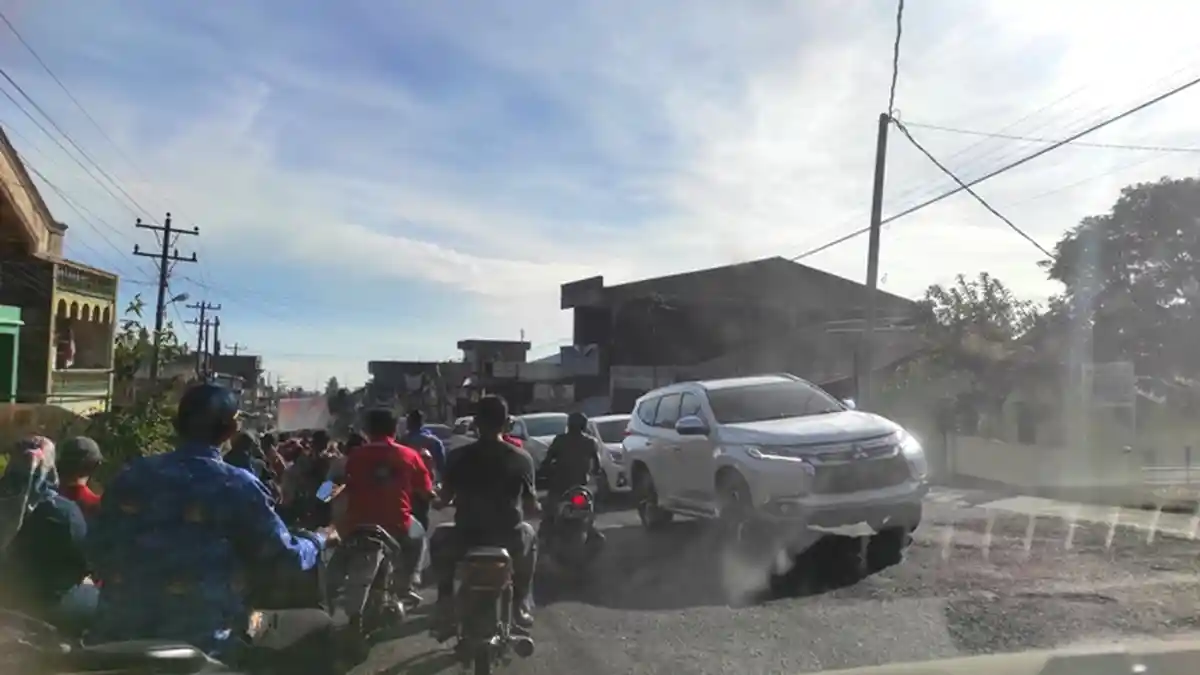 Hari Kemerdekaan, Arus Lalu Lintas di Kota Berastagi Macet Total
