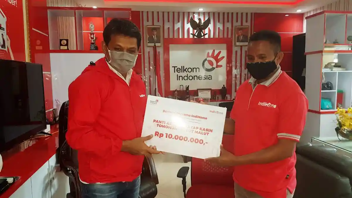 Telkom Sulut Malut Berbagi Kasih Bersama Panti Asuhan Sayap Kasih Tomohon