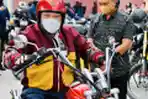 Jokowi Naik Motor dari Sibisa ke Kawasan Pantai Bebas Parapat
