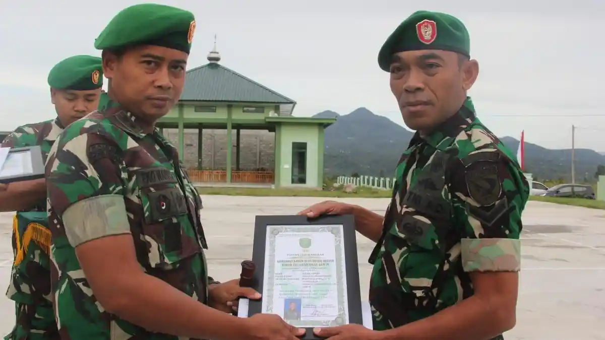 Dandim Bener Meriah Lepas Tiga Prajurit Pindah Satuan Tugas