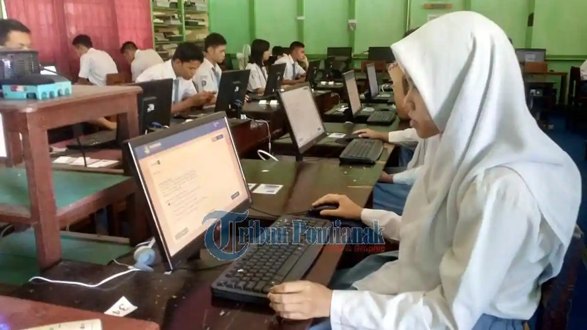 Duh, Siswa UNBK Singkawang Terganggu Karena Listrik Byarpet