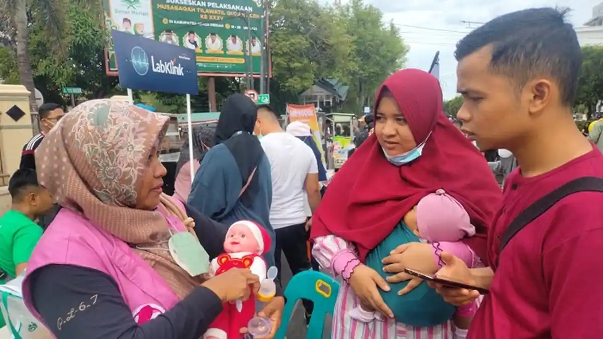 Aceh Peduli ASI Buka Stand Layanan Konseling Menyusui di CFD