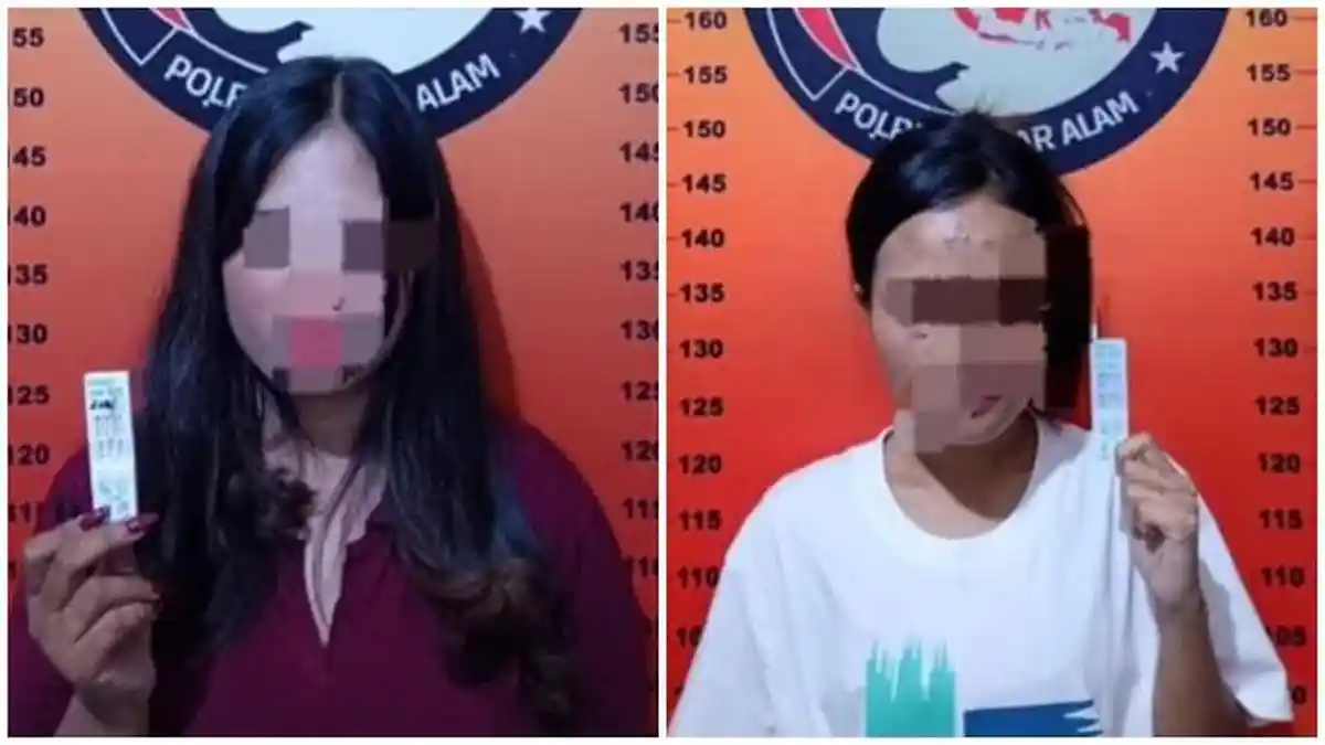 2 Wanita Muda Ini Jadi Penguasa Narkoba di Pasar Terminal Nendagung Pagar Alam, Kabur saat Transaksi