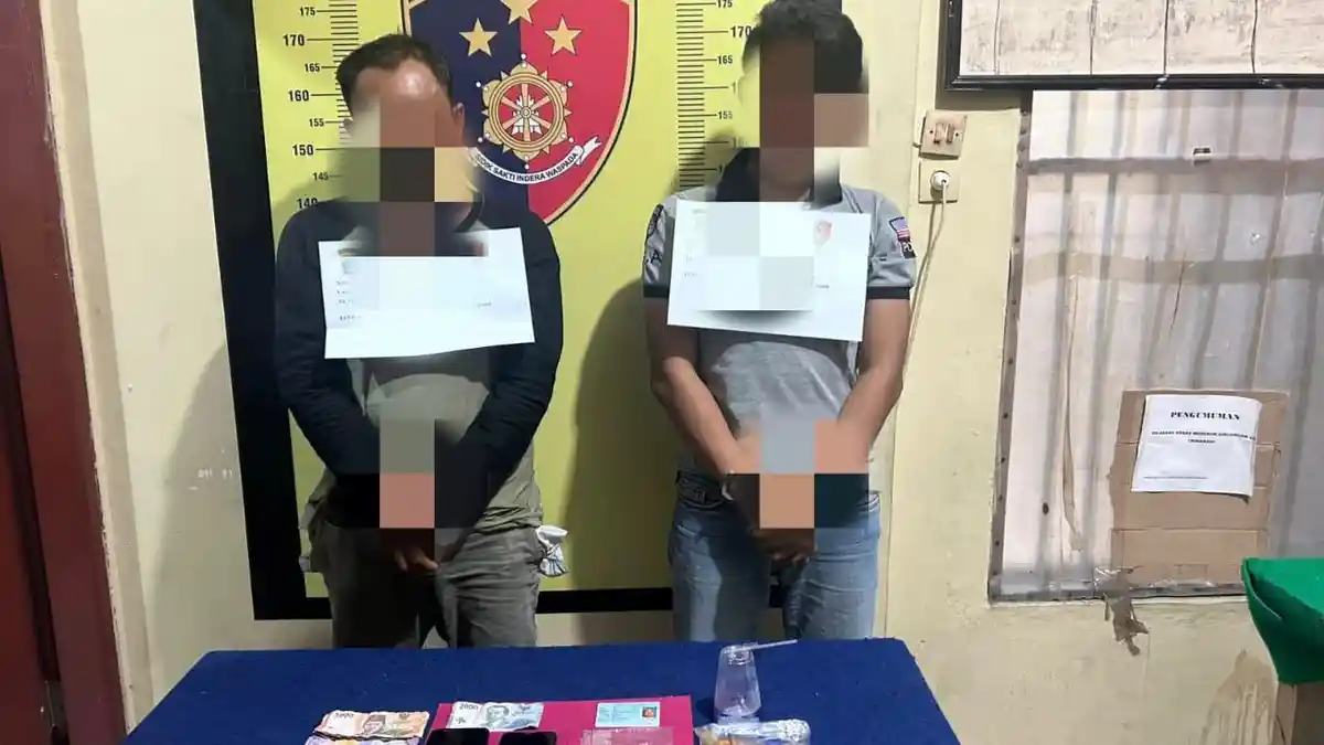 Tim Opsanal Reskrim Polsek Sibolga Selatan Resor Sibolga Tangkap Dua Pria Pemilik Sabu