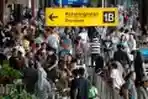 Arus Mudik di Bandara Meningkat