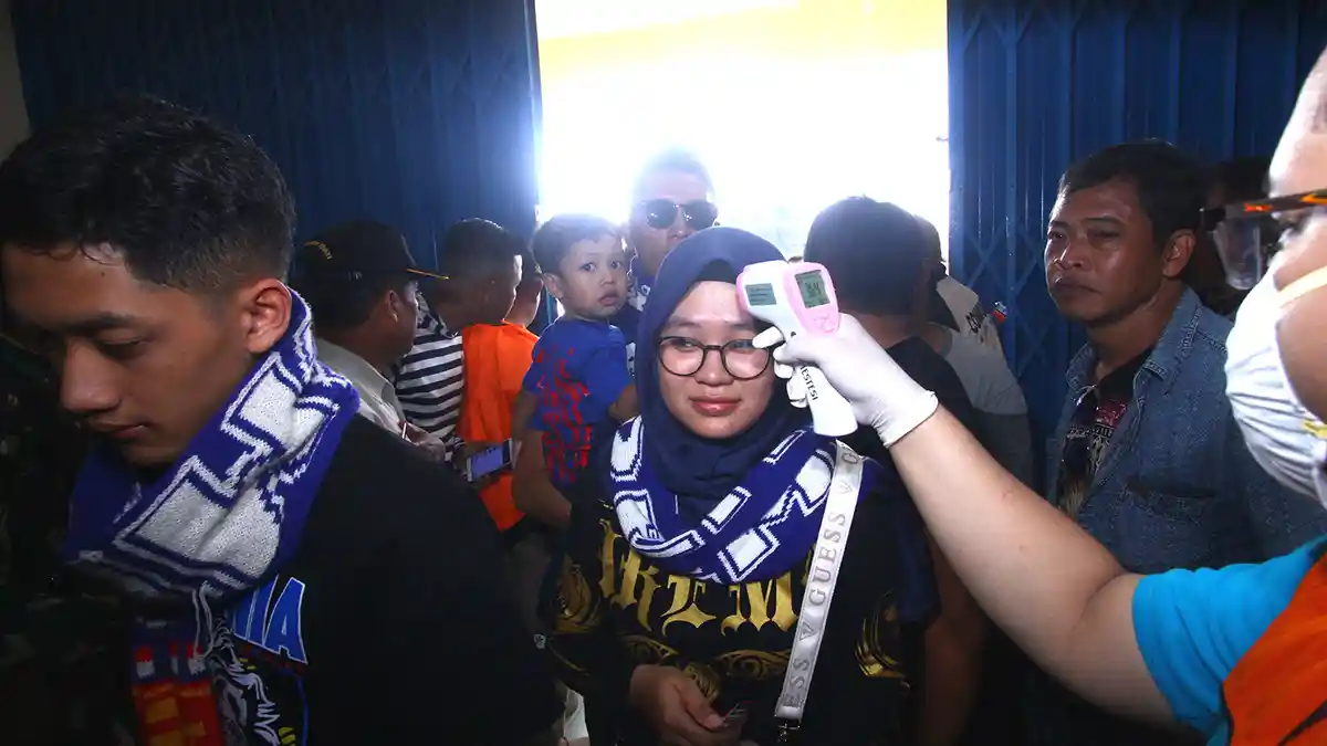 Imbauan Panpel untuk Bobotoh yang Saksikan Laga Persib vs PSS Sleman, Akan Ada Pengecekan Suhu Tubuh
