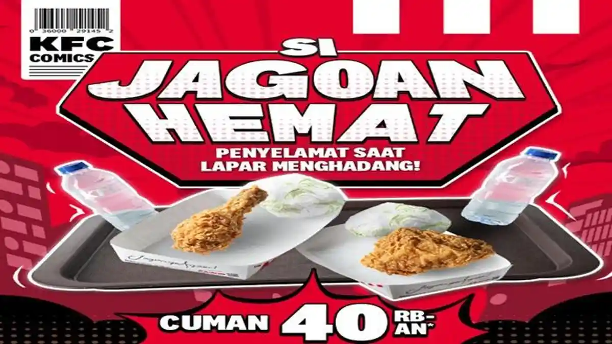 2 Promo KFC Menarik Hari Ini Sabtu, Paket Jagoan Hemat Makan Kenyang Berdua Juga Golden Combo