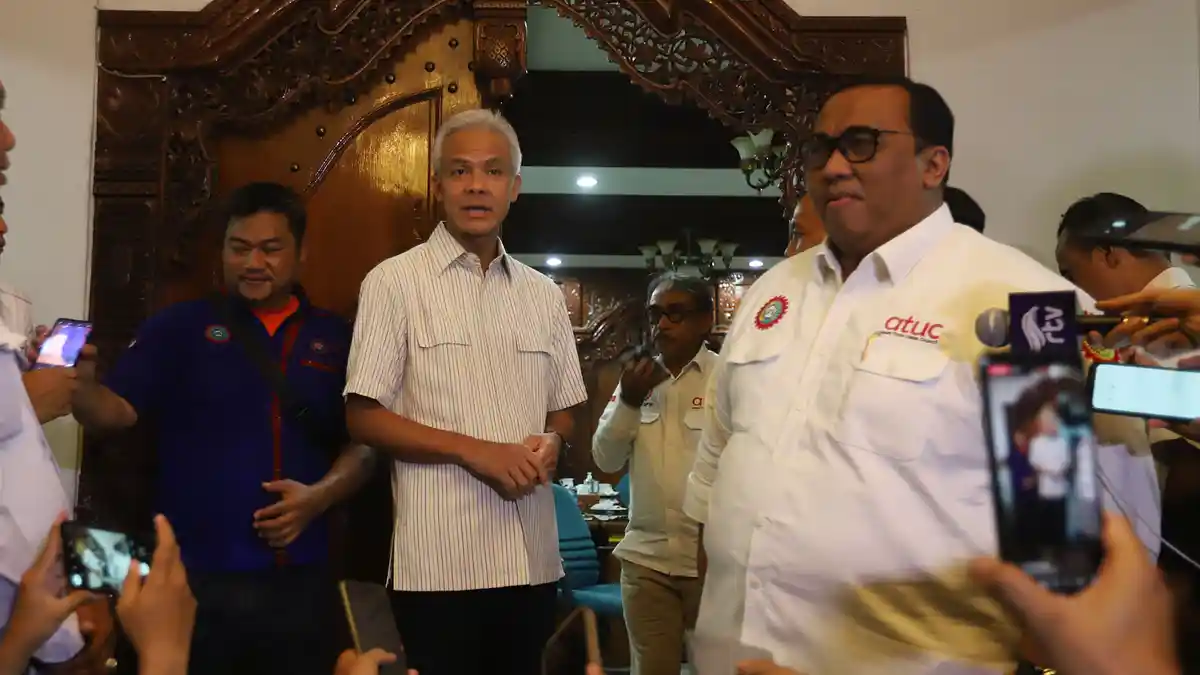 KSPSI Sebut Ada 40 Juta Buruh Dukung Ganjar Pranowo 