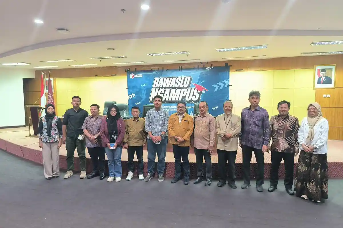 Mahasiswa UNG Bersama Bawaslu Dukung Pengawasan Pemilu Serentak 2024