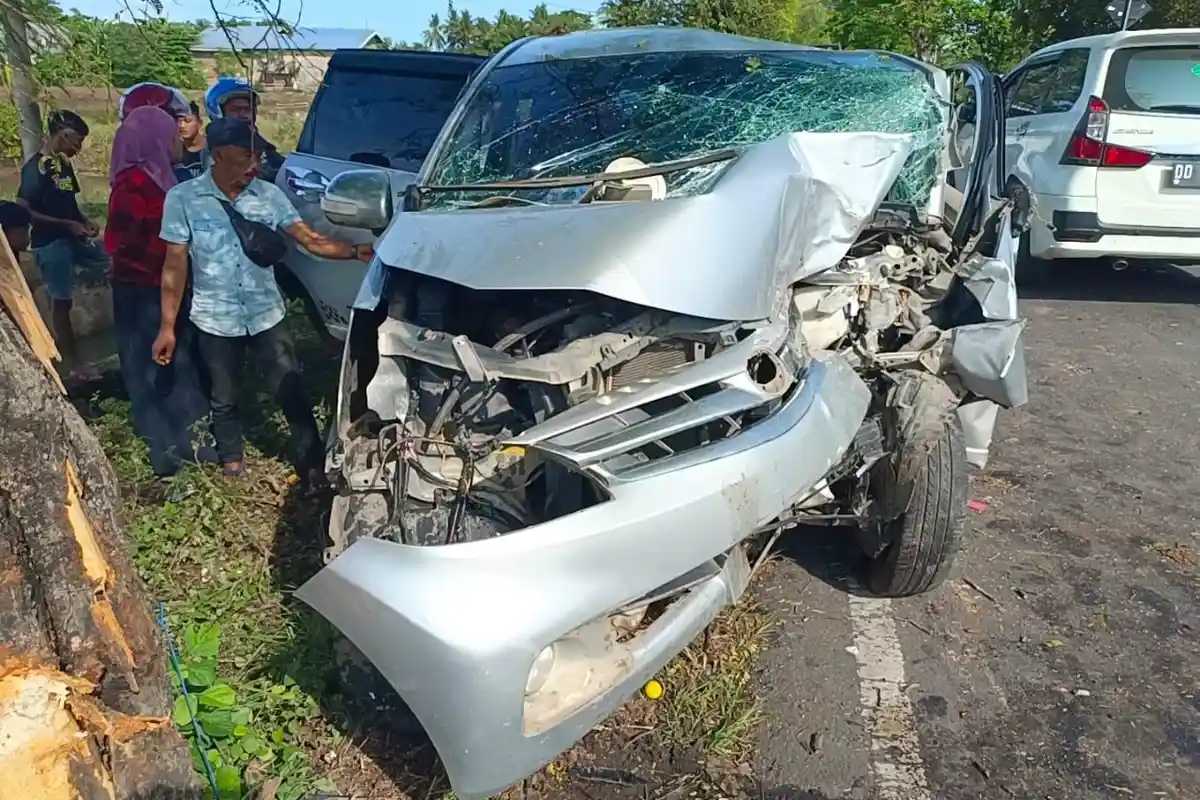 Sopir Avanza Putiih yang Kecelakaan Tunggal di Takalar Diduga Mengantuk Berat
