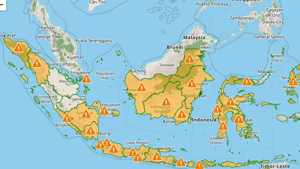 Siklon Tropis Hagupit Diprediksi akan Melemah dalam 48 Jam