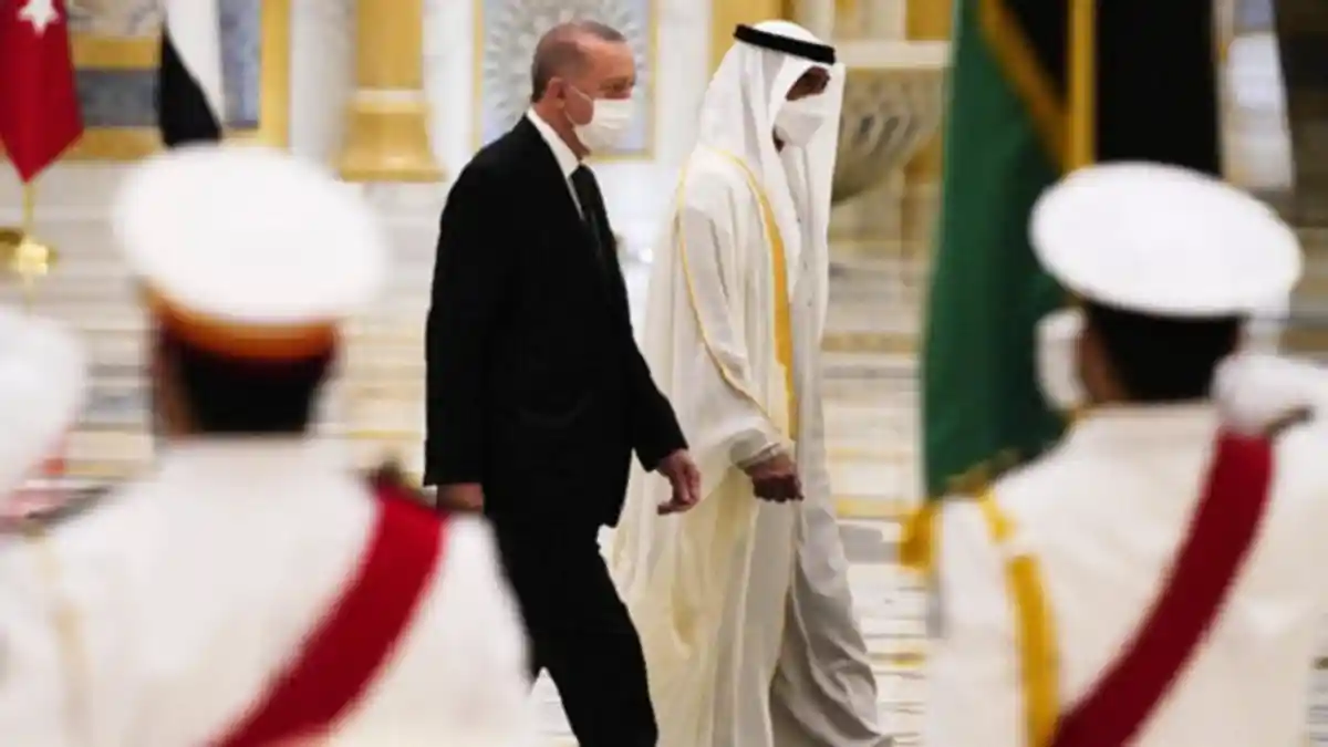 Presiden Turki Berkunjung ke Uni Emirat Arab, Disambut Oleh Putra Mahkota Abu Dhabi