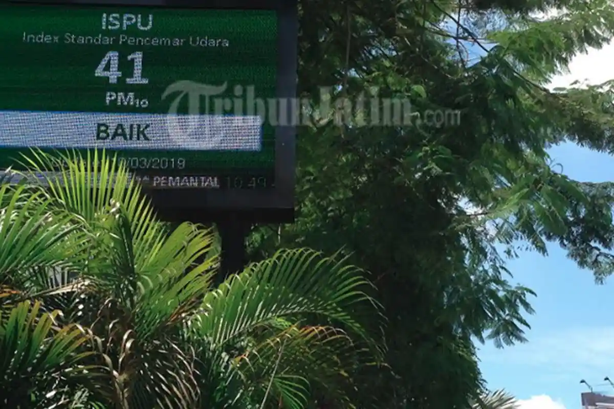 Kadar Pencemaran Udara di Surabaya Aman, Pemkot Berencana Tambah Board Monitor Udara  