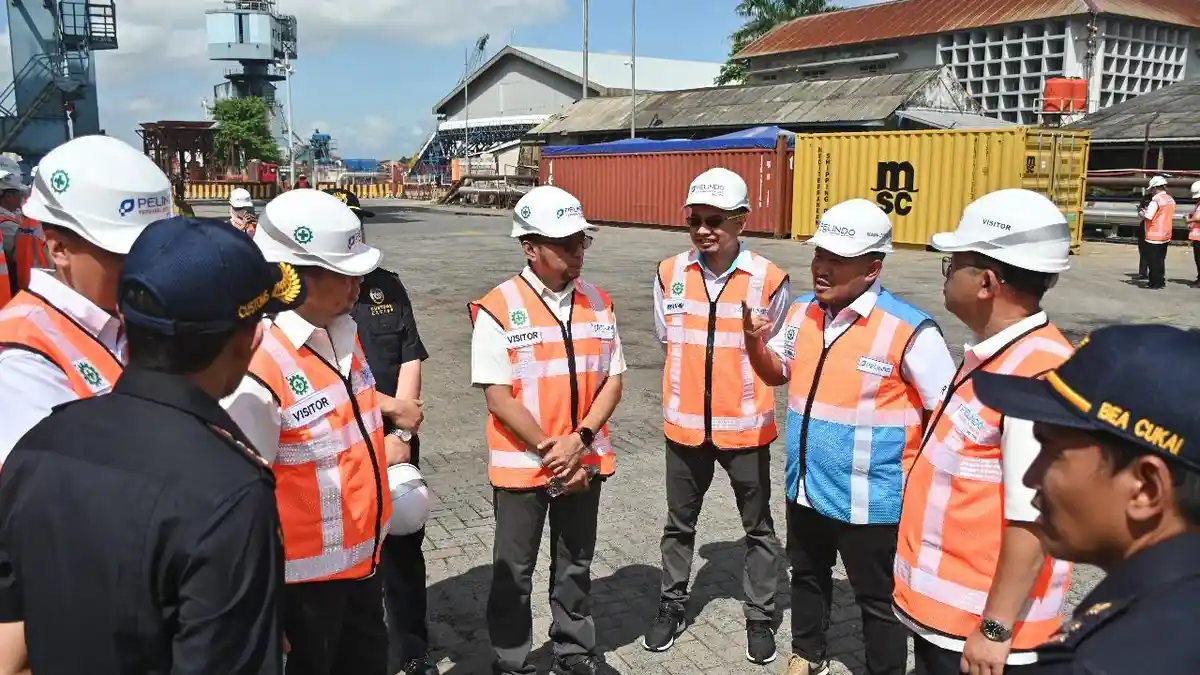 Komite Pengawas Perpajakan Kunjungi Pelabuhan Boom Baru Palembang